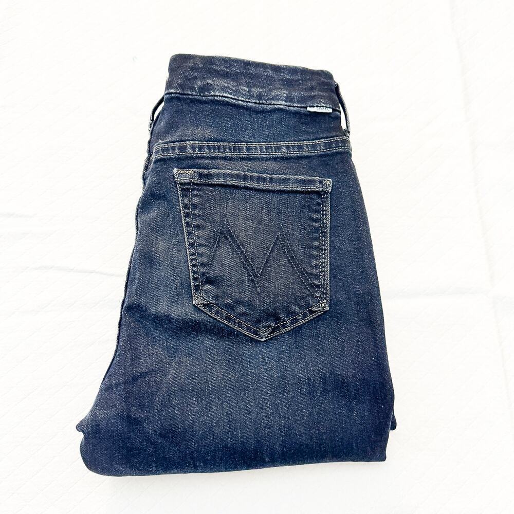 Mother High Waisted Looker Coffee, Tea or Me Dark Wash Denim Jeans Size 29